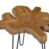 NNEVL Coffee Table (60-70)x45 cm Teak Wood