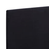 NNEVL Bed Frame Black Fabric Queen Size