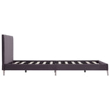 NNEVL Bed Frame Grey Fabric Double Size
