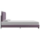 NNEVL Bed Frame Taupe Fabric King Size