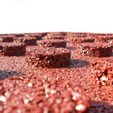 NNEVL Fall Protection Tiles 18 pcs Rubber 50x50x3 cm Red