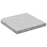 NNEVL Umbrella Weight Plates 4 pcs Grey Granite Square 100 kg