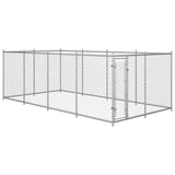 NNEVL Outdoor Dog Kennel 8x4x2 m