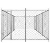 NNEVL Outdoor Dog Kennel 8x4x2 m