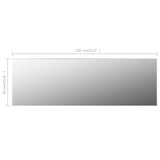 NNEVL Frameless Mirror 120x30 cm Glass