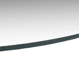 NNEVL Frameless Mirror Round 80 cm Glass