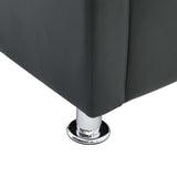 NNEVL Cube Armchair Grey Faux Leather