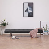 NNEVL Sofa Bed with Two Pillows Dark Grey Polyester
