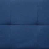 NNEVL Sofa Bed with Two Pillows Blue Polyester