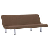 NNEVL Sofa Bed Brown Polyester