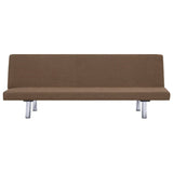 NNEVL Sofa Bed Brown Polyester