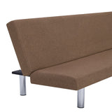 NNEVL Sofa Bed Brown Polyester