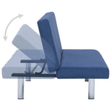 NNEVL Sofa Bed Blue Polyester