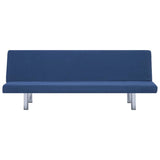 NNEVL Sofa Bed Blue Polyester