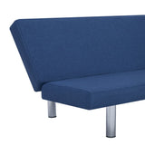 NNEVL Sofa Bed Blue Polyester