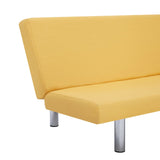 NNEVL Sofa Bed Yellow Polyester