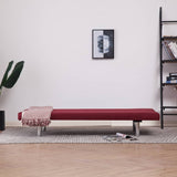 NNEVL Sofa Bed Wine Red Polyester
