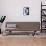 NNEVL Sofa Bed Taupe Polyester