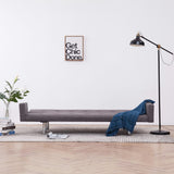 NNEVL Sofa Bed with Armrest Taupe Polyester