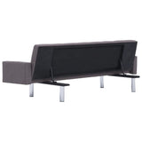 NNEVL Sofa Bed with Armrest Taupe Polyester