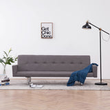 NNEVL Sofa Bed with Armrest Taupe Polyester