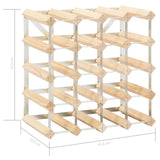 NNEVL Wine Rack for 20 Bottles Solid Pinewood