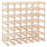 NNEVL Wine Rack for 42 Bottles Solid Pinewood