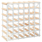 NNEVL Wine Rack for 42 Bottles Solid Pinewood