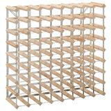 NNEVL Wine Rack for 72 Bottles Solid Pinewood
