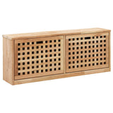 NNEVL Shoe Storage Bench 94x20x38 cm Solid Walnut Wood