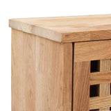 NNEVL Shoe Storage Bench 94x20x38 cm Solid Walnut Wood