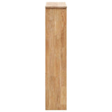 NNEVL Shoe Storage Cabinet 55x20x104 cm Solid Walnut Wood