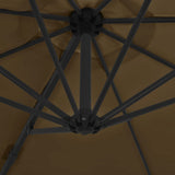 NNEVL Outdoor Umbrella with Portable Base Taupe