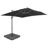 NNEVL Outdoor Umbrella with Portable Base Anthracite
