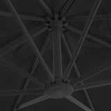 NNEVL Outdoor Umbrella with Portable Base Anthracite