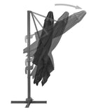 NNEVL Outdoor Umbrella with Portable Base Anthracite