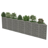 NNEVL Gabion Wall Galvanised Steel 450x30x100 cm