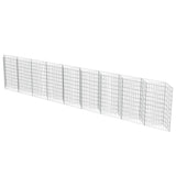 NNEVL Gabion Wall Galvanised Steel 630x30x100 cm