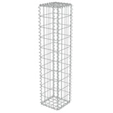 NNEVL Gabion Wall with Covers Galvanised Steel 20x20x100 cm