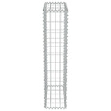 NNEVL Gabion Wall with Covers Galvanised Steel 50x20x100 cm