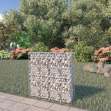 NNEVL Gabion Wall with Covers Galvanised Steel 80x20x100 cm