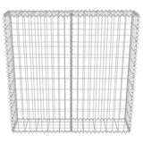 NNEVL Gabion Wall with Covers Galvanised Steel 100x20x100 cm