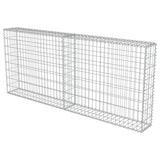 NNEVL Gabion Wall with Covers Galvanised Steel 200x20x85 cm