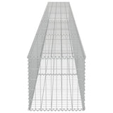 NNEVL Gabion Wall with Covers Galvanised Steel 600x50x50 cm