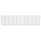 NNEVL Gabion Wall with Covers Galvanised Steel 600x30x150 cm
