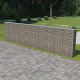 NNEVL Gabion Wall with Covers Galvanised Steel 600x30x150 cm