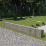 NNEVL Gabion Wall with Covers Galvanised Steel 900x50x100 cm