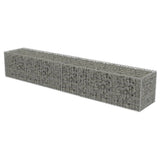 NNEVL Gabion Wall with Covers Galvanised Steel 300x50x50 cm