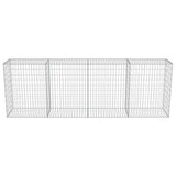 NNEVL Gabion Wall with Covers Galvanised Steel 300x50x100 cm