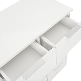 NNEVL Sideboard High Gloss White 60x35x80 cm Chipboard
